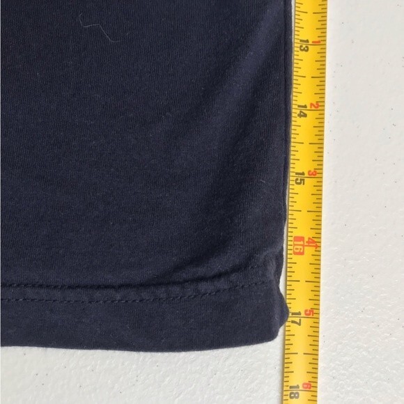 ITS Firenze Italia Made In Italy Dark Navy 100% Cotton Short Sleeve Shirt Large - Picture 7 of 10